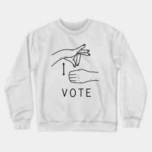 Vote ASL Crewneck Sweatshirt